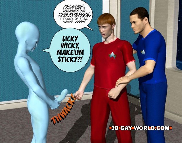 Gay Interracial Sex Cartoons - Horny alien wants to fuck everything in adult - Picture 12