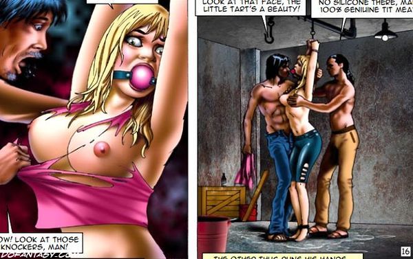 Hot russian blonde gets gagballed and - BDSM Art Collection - Pic 2