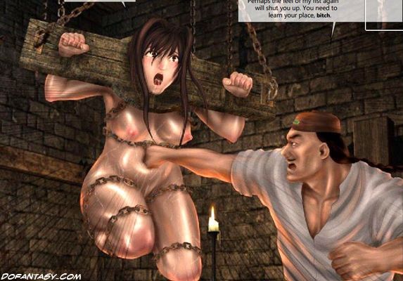 Asian Bondage Toons - Chinese enslaved beauty gets banged - BDSM Art Collection - Pic 2