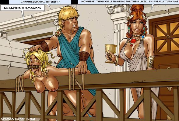 Roman Porn Comic - Roman sexy slaves getting their tight - BDSM Art Collection - Pic 5