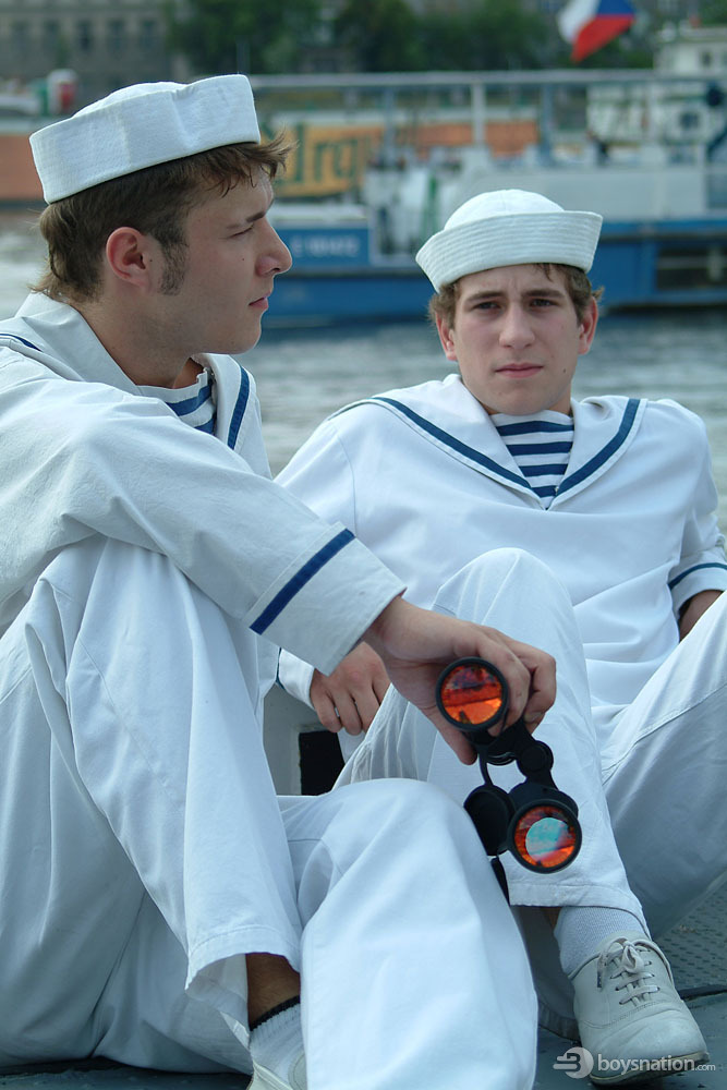 Three young gay boys in sailors - Sexy Women in Lingerie - Picture 6