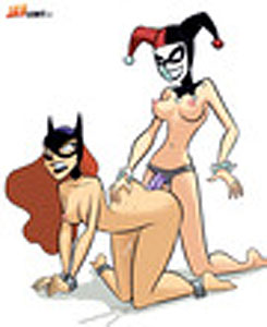 Batgirl and Claire are the nastiest cartoon girls.