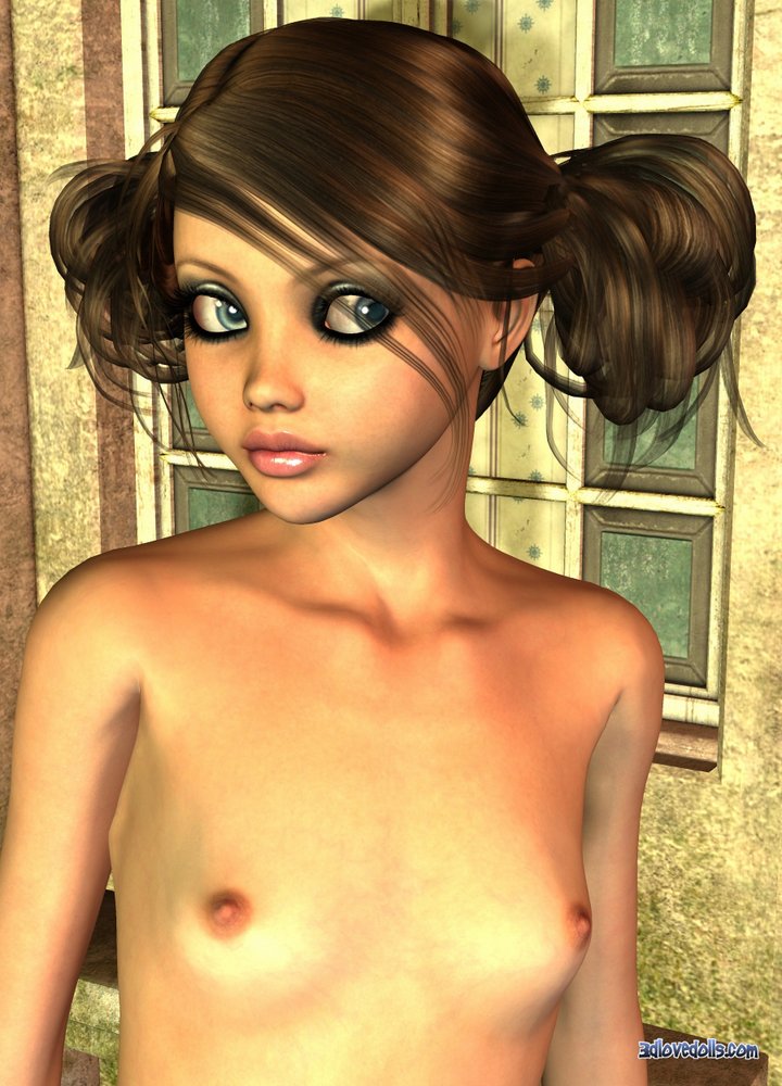 Cool brunette pigtailed 3d girl - Cartoon Porn Pictures - Picture 5