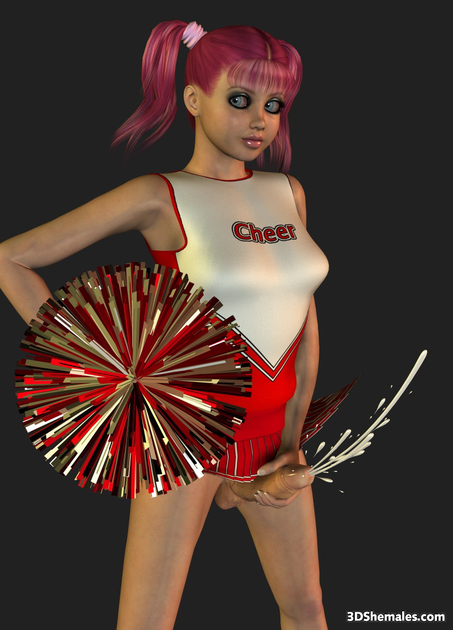 3d Shemale Cheerleader Fucked - Sexy 3D cheerleader shemale - Cartoon Porn Pictures - Picture 9