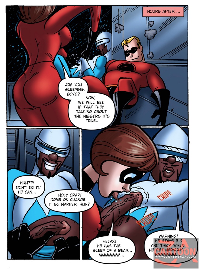 Cartoon Porn Incredibles Husband And Wife - Horny Elastic girl whips out - Cartoon Sex - Picture 2