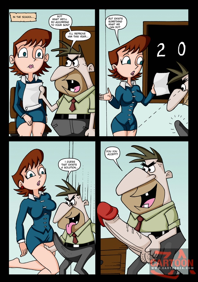 Famous Cartoon Porn Johnny Test Comics - Randy short guy with big pecker bangs hot - Cartoon Sex - Picture 1