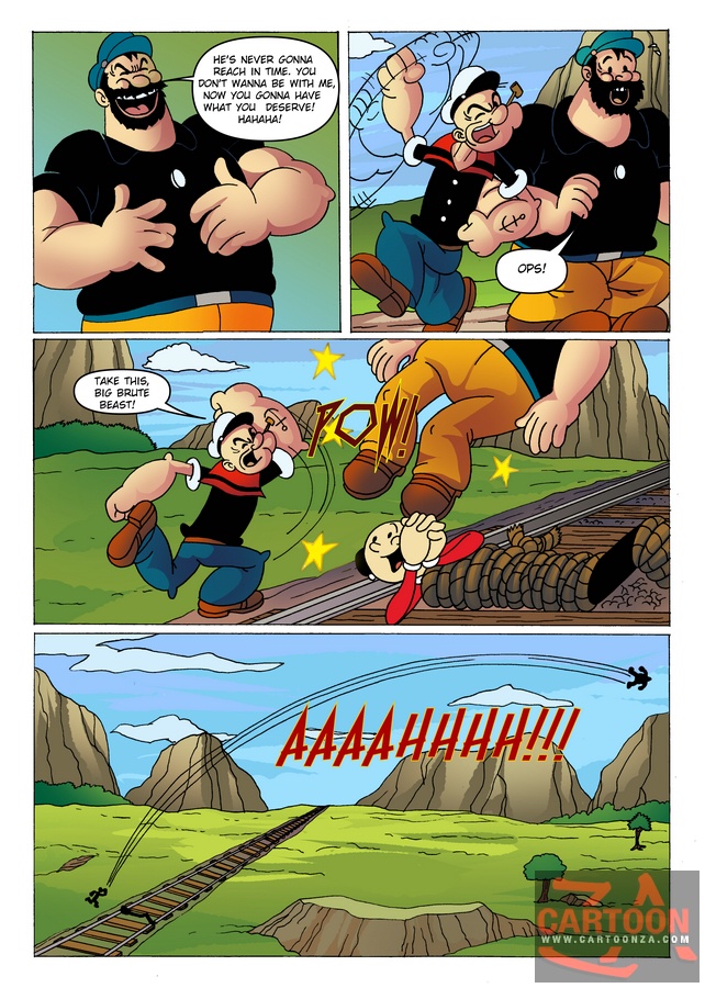 Powerful Popeye defeats big bad villain to - Cartoon Sex - Picture 2