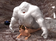 Horny Bigfoot handling variously sexy - Cartoon Sex - Picture 3