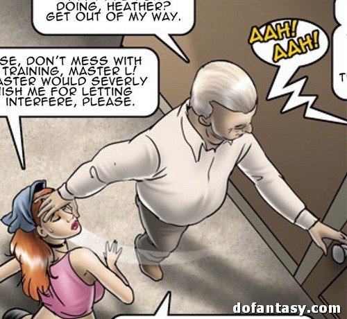 Busty servant can't stop the determined - BDSM Art Collection - Pic 3