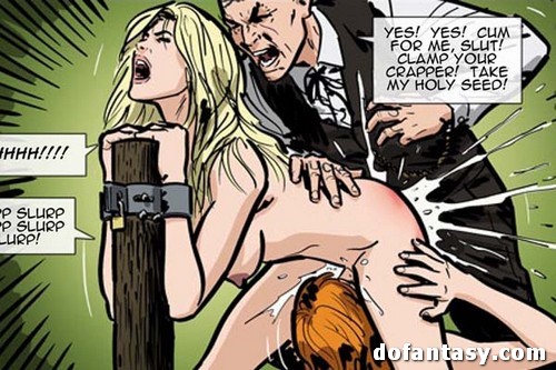 Preacher gets the pleasure with redhead - BDSM Art Collection - Pic 4