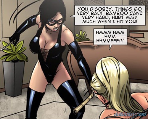 Brunette mistress in black is such a - BDSM Art Collection - Pic 2