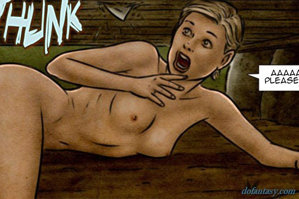 Blonde babes get attacked by a totally - BDSM Art Collection - Pic 3