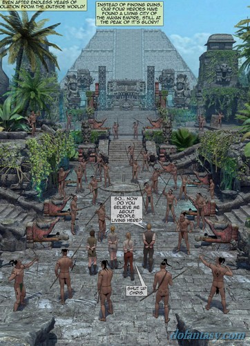 Mayan tribe tries to capture white - BDSM Art Collection - Pic 2