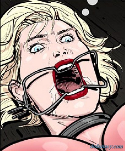 Brunette facesitting her blonde torture - BDSM Art Collection - Pic 1