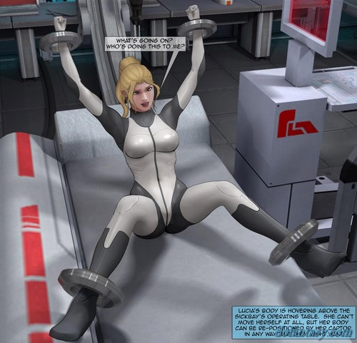Tight spacesuit blonde is about to get - BDSM Art Collection - Pic 2