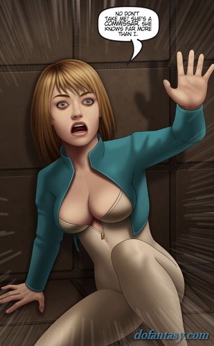 Busty space blonde kicking the shit - BDSM Art Collection - Pic 2