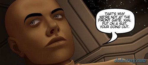 Busty space adventurer in a skintight - BDSM Art Collection - Pic 1