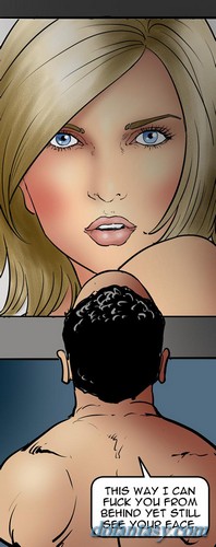 Blonde with a ballgag raping a sleeping - BDSM Art Collection - Pic 3