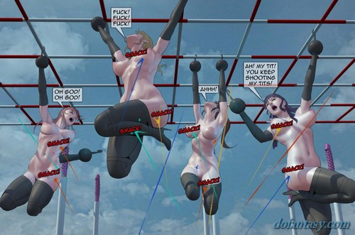Women finish up their grueling climbing - BDSM Art Collection - Pic 1