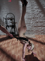 Whipped and hanged upside down enslaved - Picture 5