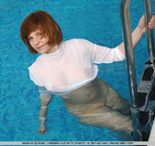 New Russian model goes in the pool naked and shows&hellip;