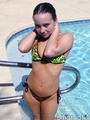Sexy teen gets all wet in the swimming - Picture 10