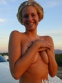 Dirty teen spreads pussy on the hood of - Picture 12
