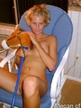 Cute teen masturbates with her new toy - Picture 11