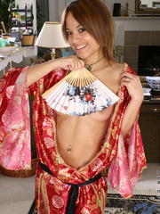 Bree is only is a sexy robe showing - Sexy Women in Lingerie - Picture 2
