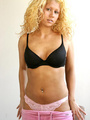 Hottie in a black bra and a pink skirt - Picture 7