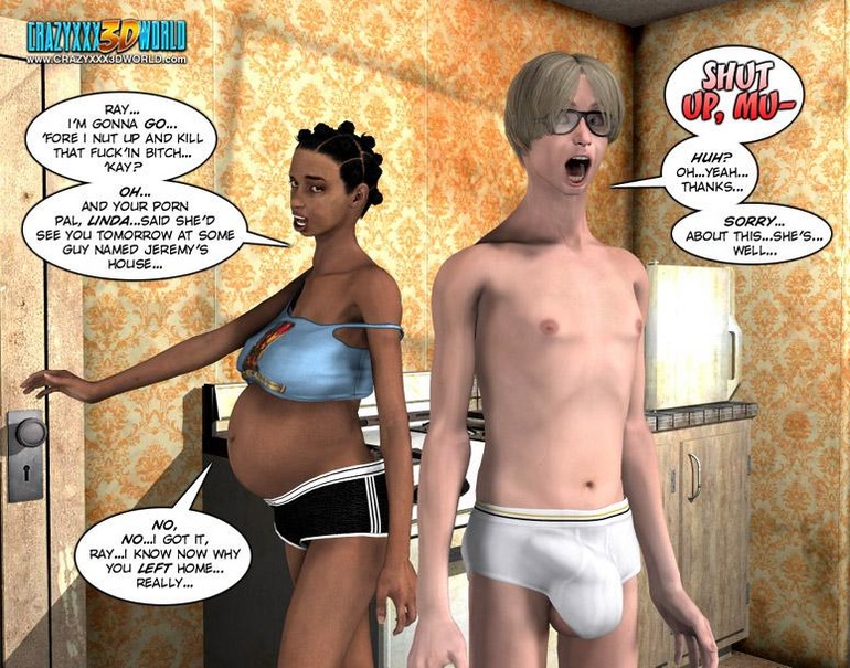 Young slim shaped 3d guy fucks and older - Cartoon Sex - Picture 4