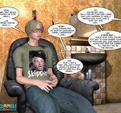 Horny blone 3d pollice officer rides a rockhard&hellip;