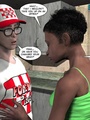 Petite ebony chick and horny white guy - Picture 7
