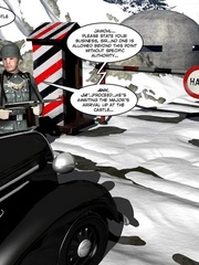 3d nazi officer interrogates beautiful - Cartoon Sex - Picture 2