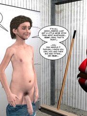 Big cocked young dude caught masturbating in - Cartoon Sex - Picture 8