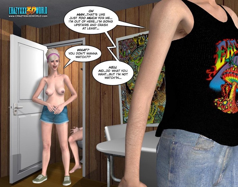 Older round booty 3d woman sucks big young - Cartoon Sex - Picture 12