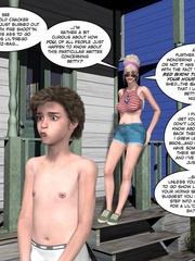 Young slim 3d guy seduced by older woman in - Cartoon Sex - Picture 4