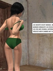 Perfect body 3d busty brunette college girl - Cartoon Sex - Picture 1
