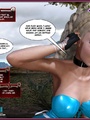 Seductive perfect blonde 3d girl in - Picture 5