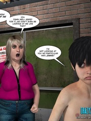 Young 3d guy in the basement cums all over - Cartoon Sex - Picture 3