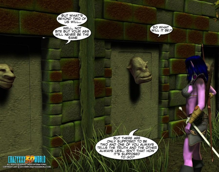 Sexy 3d elf babe was captured and banged by - Cartoon Sex - Picture 3