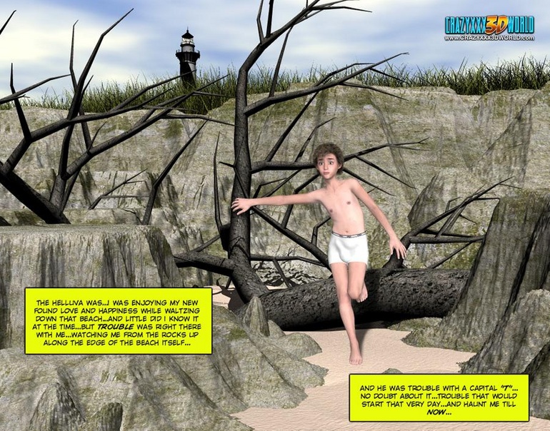 Horny busty 3d wife geetin naked on the beach - Cartoon Sex - Picture 6