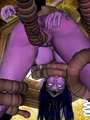 Hot 3d fuck scene of tentacle monster - Picture 3