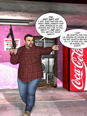 Big fat 3d guy takes the piss on skinny - Cartoon Sex - Picture 14
