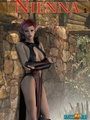 Nasty human 3d babe meets naked elf - Picture 1