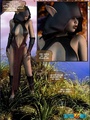 Nasty human 3d babe meets naked elf - Picture 4