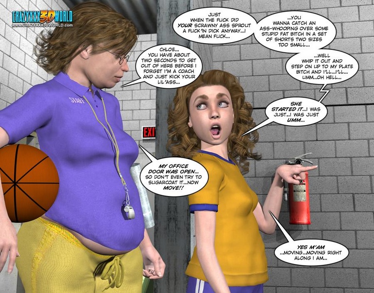 Check out 3d cheerleaders change in the - Cartoon Sex - Picture 6