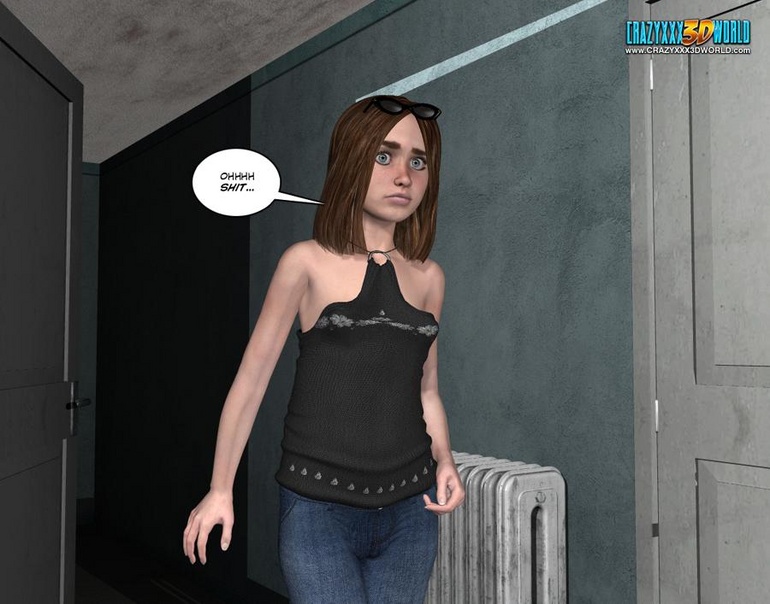 Horny brunette 3d babe rides hard black meat - Cartoon Sex - Picture 15