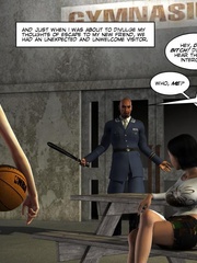 Super hot busty 3d basketball player strips - Cartoon Sex - Picture 1
