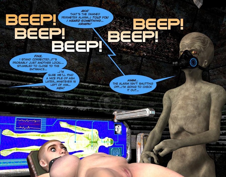 Bald busty 3d babe captured by aliens and - Cartoon Sex - Picture 3